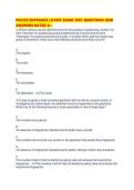 POLICE ENTRANCE LATEST EXAM TEST QUESTIONS AND ANSWERS