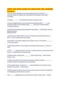 DRIVE SAFE MAIN EXAMS SET QUESTIONS AND ANSWERS RATED