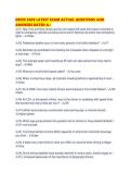 DRIVE SAFE LATEST EXAM ACTUAL QUESTIONS AND ANSWERS RATED