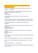 DRIVE SAFE FINAL EXAM ACTUAL QUESTIONS AND ANSWERS RATED