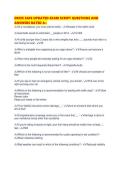 DRIVE SAFE UPDATED EXAM SCRIPT QUESTIONS AND ANSWERS RATED