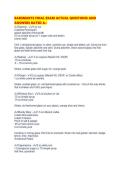BARSMARTS FINAL EXAM ACTUAL QUESTIONS AND ANSWERS RATED 