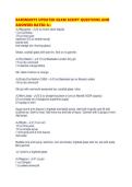 BARSMARTS UPDATED EXAM SCRIPT QUESTIONS AND ANSWERS RATED
