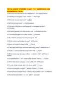 TRIVIA NIGHT UPDATED EXAMS TEST QUESTIONS AND ANSWERS RATED 