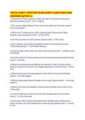 TRIVIA NIGHT UPDATED EXAM SCRIPT QUESTIONS AND ANSWERS RATED