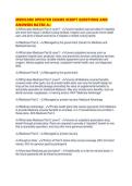 MEDICARE UPDATED EXAMS SCRIPT QUESTIONS AND ANSWERS RATED