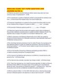 MEDICARE EXAMS TEST PAPER QUESTIONS AND ANSWERS RATED