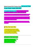 Medical Surgical RN A Prophecy Relias EXAM STUDY GUIDE 2026&sol;2027 ACCURATE QUESTIONS WITH CORRECT DETAILED ANSWERS &vert;&vert; NEWEST VERSION