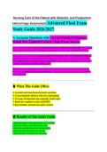Nursing Care of the Patient with Obstetric and Postpartum Hemorrhage Assessment EXAM STUDY GUIDE 2026&sol;2027 ACCURATE QUESTIONS WITH CORRECT DETAILED ANSWERS &vert;&vert; NEWEST VERSION