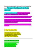 Pharmacotherapeutics for Advanced Practice Nurses Test Bank EXAM STUDY GUIDE 2026&sol;2027 ACCURATE QUESTIONS WITH CORRECT DETAILED ANSWERS &vert;&vert; NEWEST VERSION
