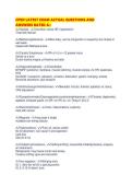CPEN LATEST EXAM ACTUAL QUESTIONS AND ANSWERS RATED