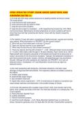 CPEN UPDATED STUDY EXAM GUIDE QUESTIONS AND ANSWERS RATED