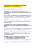 PRO TOOLS 101 UPDATED EXAM STUDY GUIDE QUESTIONS AND ANSWERS RATED
