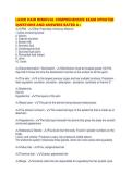 LASER HAIR REMOVAL COMPREHENSIVE EXAM UPDATED QUESTIONS AND ANSWERS RATED