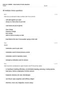 Med Cert 1 &lpar;DODD&rpar; &ndash; Study Guide & Practice Questions