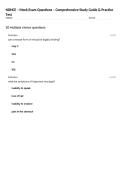 NDHCE &ndash; Mock Exam Questions &ndash; Comprehensive Study Guide & Practice Test