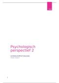 Psychologisch perspectief 2 &vert; Levenslooppsychologie &vert; Hogeschool PXL &vert; 2025&sol;26