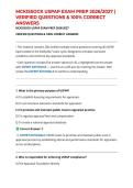 MCKISSOCK USPAP EXAM PREP 2026&sol;2027 &vert; VERIFIED QUESTIONS & 100&percnt; CORRECT ANSWERS