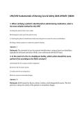 LPN&sol;LVN Fundamentals of Nursing Care & Safety 2026 UPDATE &vert;SBON