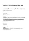 LPN&sol;LVN NCLEX-PN Practice Exam 2026&sol;2027 UPDATE &vert;SBON