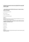 LPN&sol;LVN Comprehensive Practice Exam &lpar;NCLEX-PN Format&rpar; 2026&NewLine;UPDATE &vert;SBON