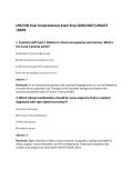 LPN&sol;LVN Final Comprehensive Exam Prep &lpar;2026&sol;2027&rpar; UPDATE&NewLine;&vert;SBON