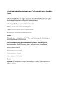 LPN&sol;LVN Week 13 Mental Health and Professional Practice Quiz 2026&NewLine;&vert;SBON
