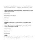 LPN&sol;LVN Week 11 NCLEX-PN Preparation Quiz 2026 UPDATE &vert;SBON