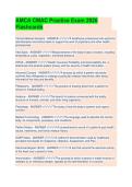 AMCA CMAC Practice Exam 2026 Flashcards EXAM STUDY GUIDE 2026&sol;2027 Accurate Questions with Correct Detailed Answers &vert;&vert; Newest Version