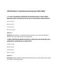 LPN&sol;LVN Week 7 Comprehensive Nursing Quiz 2026 &vert;SBON