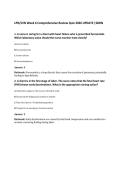 LPN&sol;LVN Week 6 Comprehensive Review Quiz 2026 UPDATE &vert;SBON