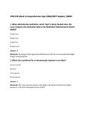 LPN&sol;LVN Week 4 Comprehensive Quiz &lpar;2026&sol;2027 Update&rpar; &vert;SBON