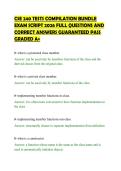 CSE 240 TESTS COMPILATION BUNDLE&NewLine;EXAM SCRIPT 2026 FULL QUESTIONS AND&NewLine;CORRECT ANSWERS GUARANTEED PASS&NewLine;GRADED A&plus;