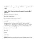 LPN&sol;LVN Week 2 Comprehensive Quiz - NCLEX-PN Prep 2026 UPDATE&NewLine;&vert;SBON