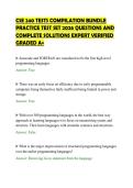 CSE 240 TESTS COMPILATION BUNDLE&NewLine;PRACTICE TEST SET 2026 QUESTIONS AND&NewLine;COMPLETE SOLUTIONS EXPERT VERIFIED&NewLine;GRADED A&plus;