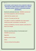 NM 704 EXAM 3 LATEST 2026-2027 ACTUAL EXAM WITH COMPLETE &NewLine;QUESTIONS AND CORRECT DETAILED ANSWERS &lpar;100&percnt; VERIFIED &NewLine;ANSWERS&rpar; &vert;ALREADY GRADED A&plus;&vert; &vert;&vert;PROFESSOR VERIFIED&vert;&vert; &NewLine;&vert;&vert;BRANDNEW&excl;&excl;&excl;&vert;&vert; 