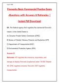 FIREWORKS BASIC COMMERCIAL PRACTICE EXAM &ndash; 200&plus; QUESTIONS WITH VERIFIED ANSWERS & RATIONALES &vert; PASS YOUR ATF FEL & DISPLAY OPERATOR CERTIFICATION&NewLine;&NewLine;