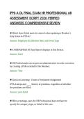 IPPS A DL FINAL EXAM HR PROFESSIONAL 68&NewLine;ASSESSMENT SCRIPT 2026 VERIFIED&NewLine;ANSWERS COMPREHENSIVE REVIEW