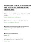 IPPS A DL FINAL EXAM HR PROFESSIONAL 68&NewLine;FINAL PAPER 2026 STUDY GUIDE DETAILED&NewLine;ANSWERS READY