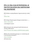 IPPS A DL FINAL EXAM HR PROFESSIONAL 68&NewLine;PRACTICE EVALUATION 2026 QUESTION BANK&NewLine;FULL SOLUTION SET