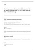 Shadow Health EXAM A&plus; GRADE ASSURED COMPLETE SOLUTIONS AND VERIFIED ANSWERS LATEST UPDATE&excl;&excl;&excl;&excl;