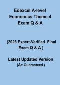 Edexcel A-Level Economics Theme 4 Exam Q&A &ndash; Complete Revision Guide 2026