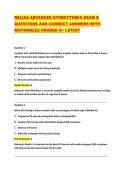 RELIAS Advanced Dysrhythmia Exam B &ndash; Questions & Correct Answers with Rationales &lpar;Graded A&rpar; &NewLine;&NewLine;