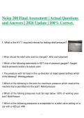 Neiep 200 Final Assessment &vert; Actual Questions and Answers &vert; 2026 Update &vert; 100&percnt; Correct&period;