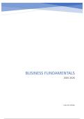 Samenvatting Business Fundamentals &vert; Ondernemerschap &vert; Arteveldehogeschool &vert; 2025&sol;26