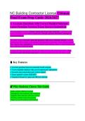 NC Building Contractor License EXAM STUDY GUIDE 2026&sol;2027 Accurate Questions with Correct Detailed Answers &vert;&vert; Newest Version