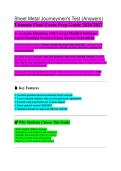 Sheet Metal Journeymen EXAM STUDY GUIDE 2026&sol;2027 Accurate Questions with Correct Detailed Answers &vert;&vert; Newest Version