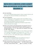 ISFM FSVO CERTIFICATION SCRIPT&NewLine;2026 QUESTIONS WITH SOLUTIONS&NewLine;GRADED A&plus;