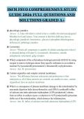 ISFM FSVO COMPREHENSIVE STUDY&NewLine;GUIDE 2026 FULL QUESTIONS AND&NewLine;SOLUTIONS GRADED A&plus;&NewLine;