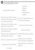 LMR Georgette&rsquo;s PMHNP Certification Exam Latest 2023-2024 Questions And &NewLine;Correct Answers&lpar;Verified Answers&rpar;